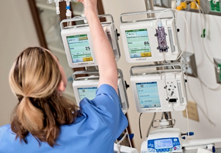 hcp monitoring several infusion pumps