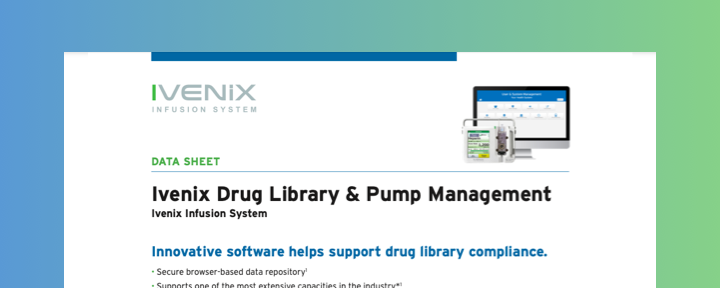 Ivenix Drug Library & Pump Management