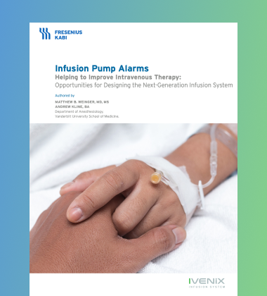 Infusion Pump Alarms Helping to Improve Intravenous Therapy: Opportunities for Designing the Next-Generation Infusion System